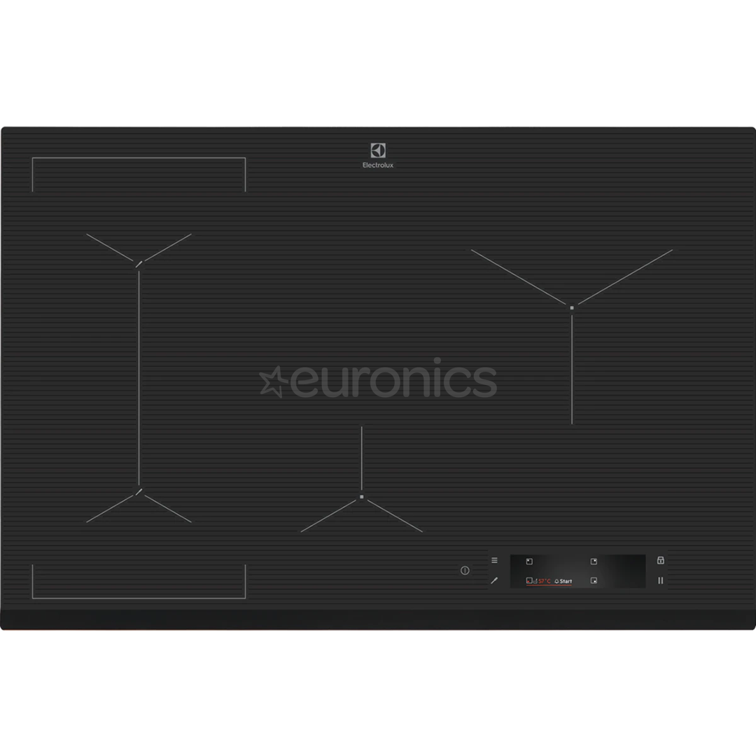 Electrolux 900 SensePro, ширина 78 см, без рамы, темно-серый - Интегрируемая индукционная варочная панель