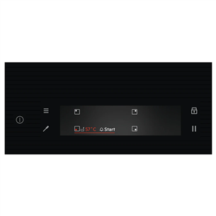 Electrolux 900 SensePro, width 78 cm, frameless, dark grey - Built-in Induction Hob