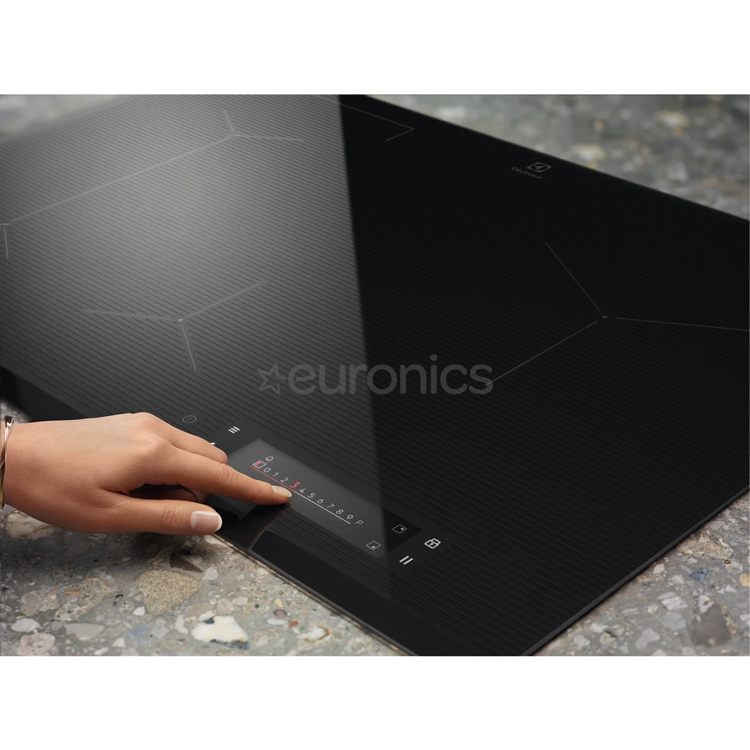 Electrolux 900 SensePro, width 78 cm, frameless, dark grey - Built-in Induction Hob