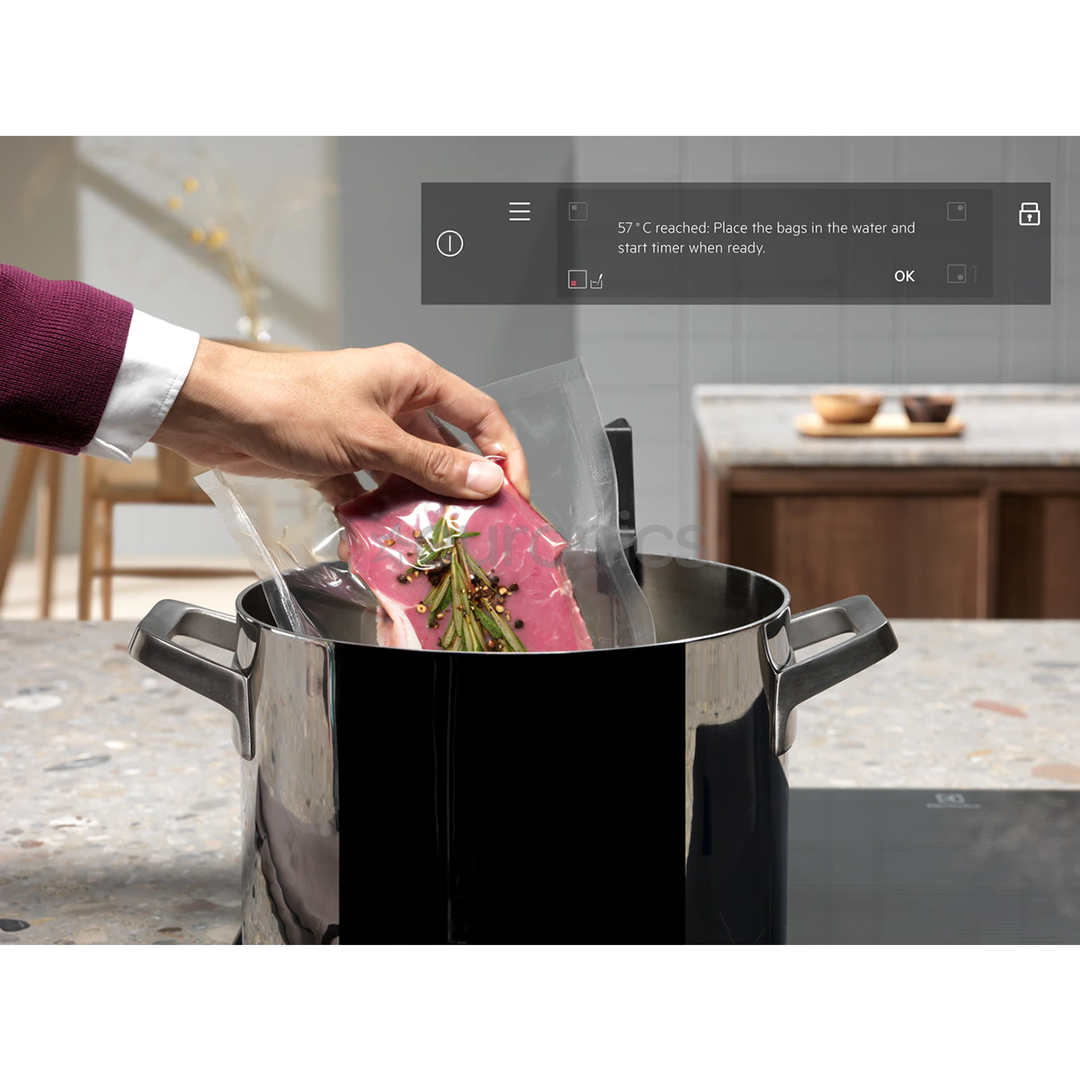 Electrolux 900 SensePro, ширина 78 см, без рамы, темно-серый - Интегрируемая индукционная варочная панель