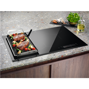 Electrolux 900 SensePro, width 78 cm, frameless, dark grey - Built-in Induction Hob