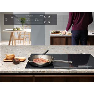 Electrolux 900 SensePro, ширина 78 см, без рамы, темно-серый - Интегрируемая индукционная варочная панель