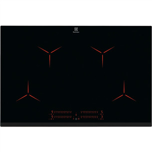 Electrolux 300 Pure, laius 78 cm, raamita, must - Integreeritav induktsioonpliidiplaat EIP8146