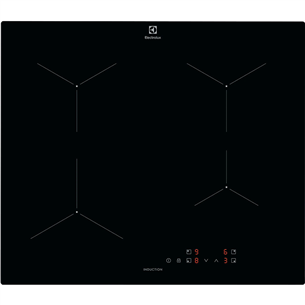 Electrolux 300, laius 59 cm, raamita, must - Integreeritav induktsioonpliidiplaat