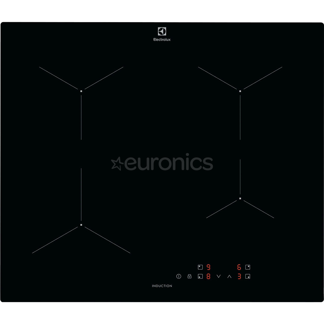 Electrolux 300, width 59 cm, frameless, black - Built-in Induction Hob