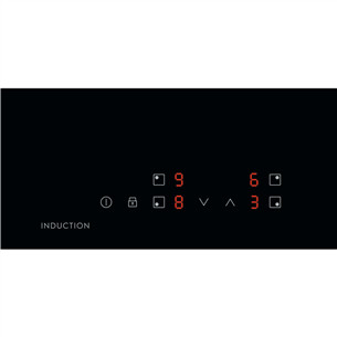 Electrolux 300, width 59 cm, frameless, black - Built-in Induction Hob