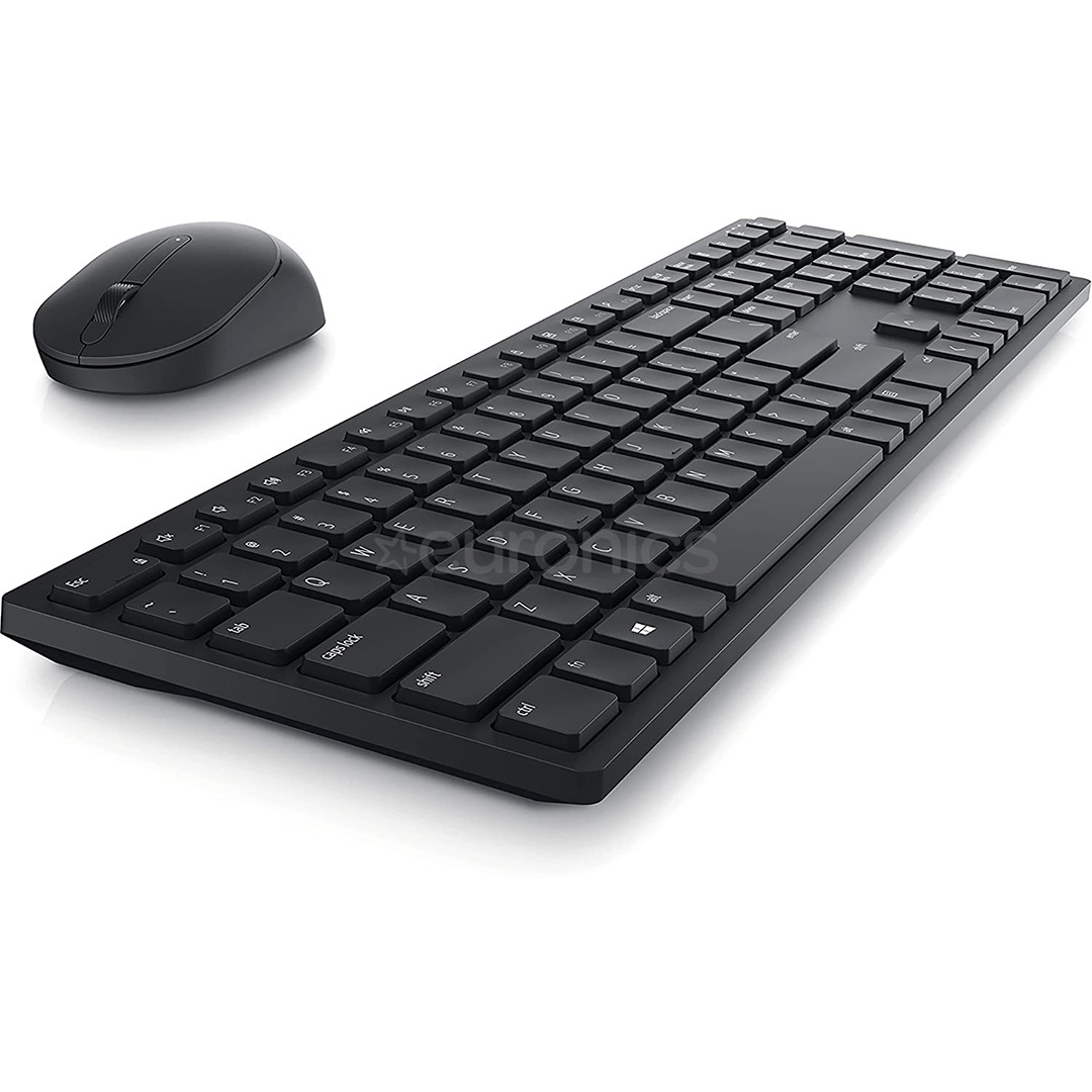 Dell Pro KM5221W, EST, черный - Беспроводная клавиатура + мышь