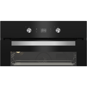 Beko, 71 L, black/inox - Built in oven