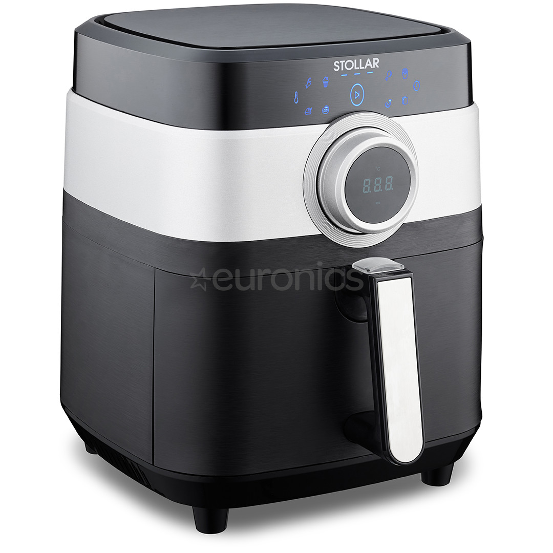 Stollar Smart Air Fry, 1800 Вт, черный/серебристый - Аэрогриль