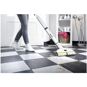 Kärcher EWM2 Premium, white/grey - Cordless hard floor cleaner