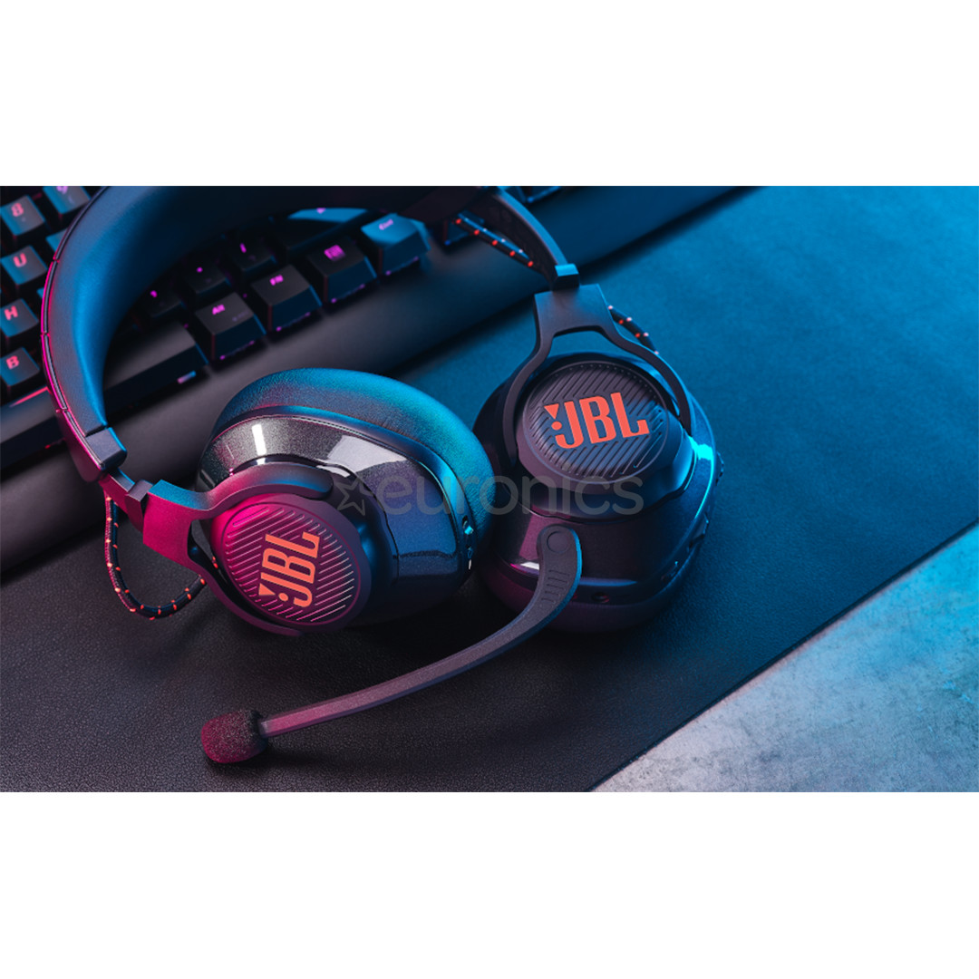 JBL Quantum 610, must - Mänguri juhtmevaba peakomplekt