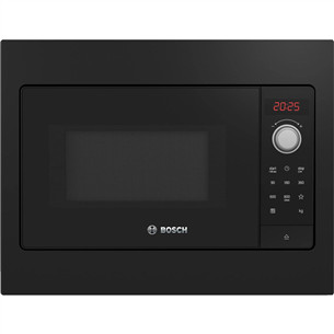 Bosch seeria 2, 20 L, 800 W, must - Integreeritav mikrolaineahi