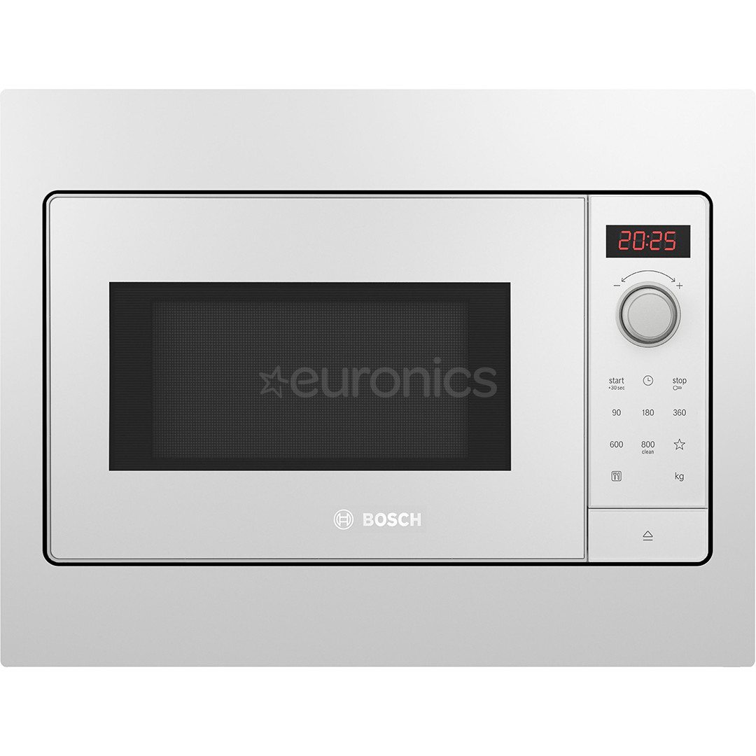 Bosch Serie 2, 20 L, 800 W, white - Built-in Microwave Oven