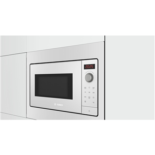 Bosch Serie 2, 20 L, 800 W, white - Built-in Microwave Oven