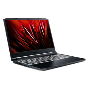 Acer Nitro 5, i7, 16GB, 512GB, must/punane - Sülearvuti