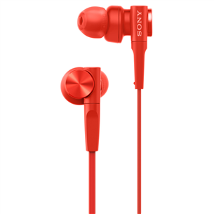 Sony MDR-XB55AP Extra Bass, punane - Kõrvasisesed kõrvaklapid MDRXB55APR.CE7