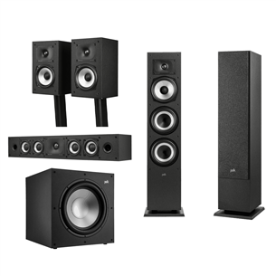 Polk MXT 5.1, black - Speaker set MXT5.1