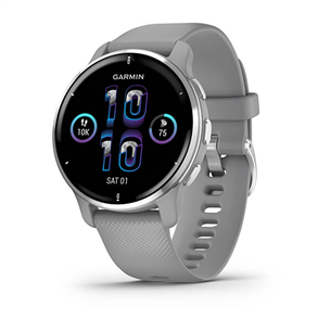 Garmin Venu 2 Plus, 43 mm, powder gray - Sport smartwatch 010-02496-10