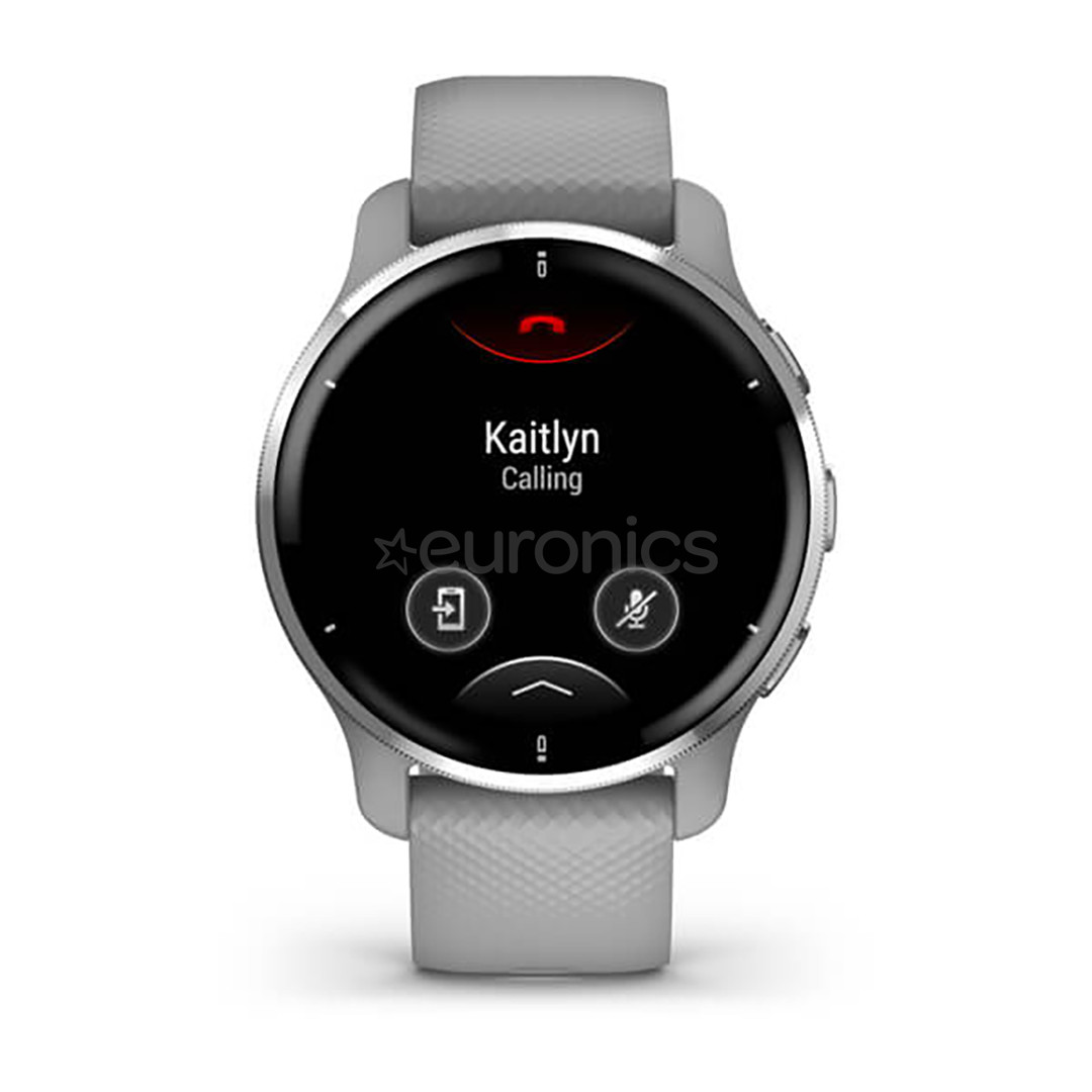 Garmin Venu 2 Plus, 43 мм, серый - Спортивные смарт-часы