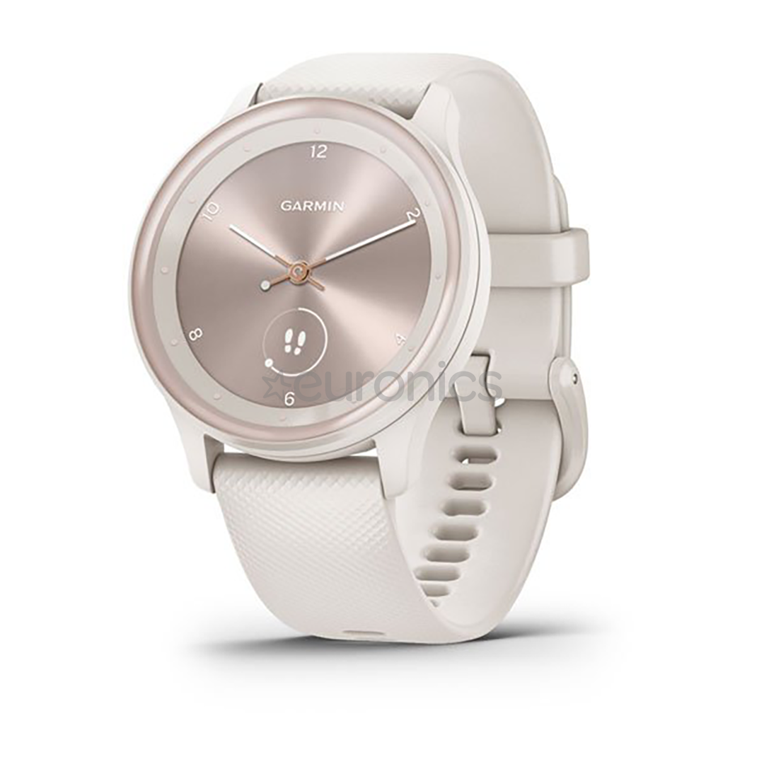 Garmin Vivomove Sport white cream Hybrid smartwatch 010 02566 01 Euronics