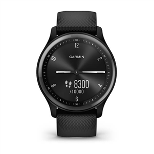 Garmin Vivomove Sport, must - Hübriidnutikell