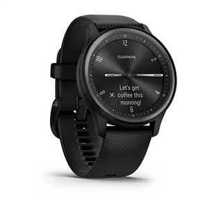 Garmin Vivomove Sport, must - Hübriidnutikell