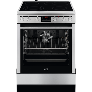 AEG MaxiKlasse, 73 L, inox - Freestanding Ceramic Cooker