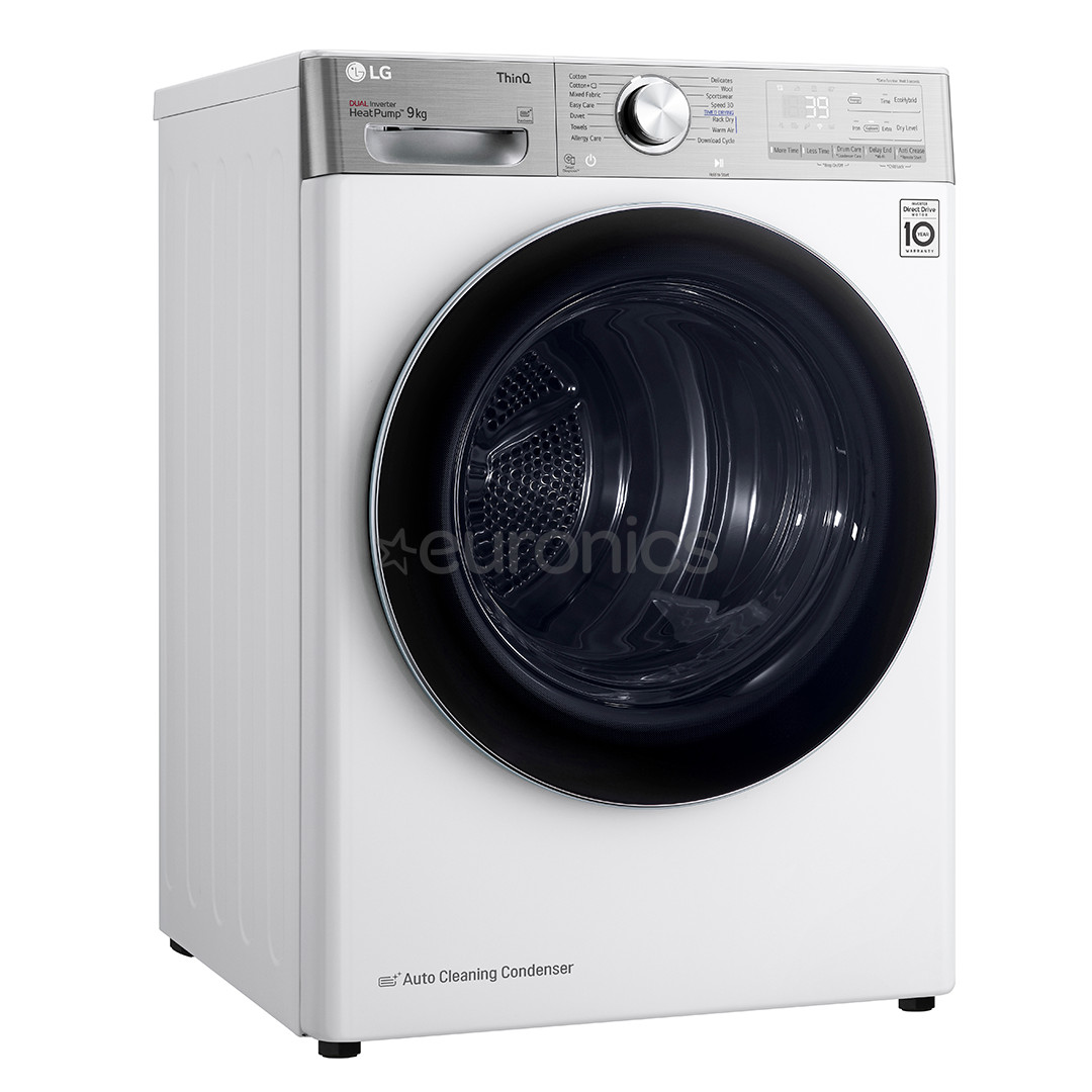 LG, 9 kg, sügavus 61,5 cm - Pesukuivati