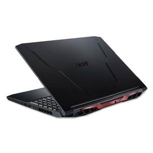 Acer Nitro 5, i7, 16GB, 512GB, RTX3060, must/punane - Sülearvuti
