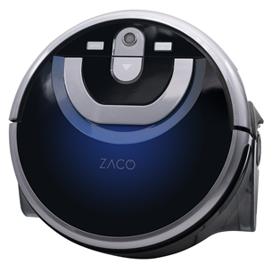 Zaco W450, сухая и влажная уборка, серый/синий - Моющий робот-пылесос