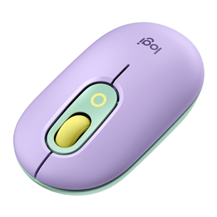 Logitech POP Mouse, vaikne, Daydream, lilla - Juhtmevaba optiline hiir