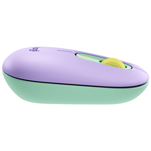 Logitech POP Mouse, vaikne, Daydream, lilla - Juhtmevaba optiline hiir