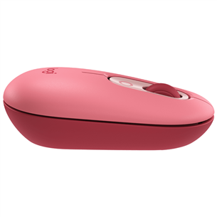 Logitech POP Mouse, Heartbreaker, розовый - Беспроводная оптическая мышь