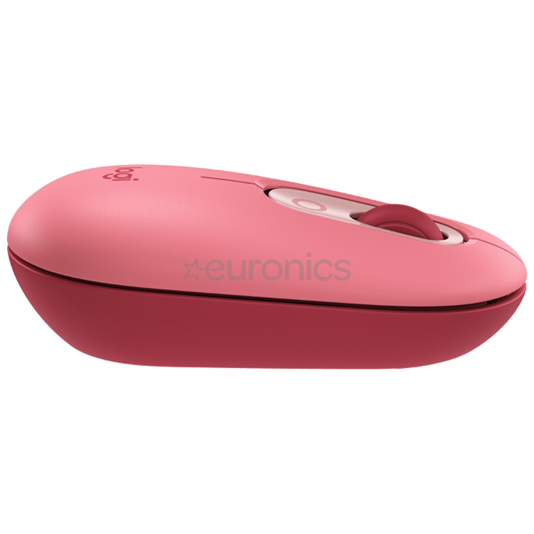 Logitech POP Mouse, Heartbreaker, розовый - Беспроводная оптическая мышь