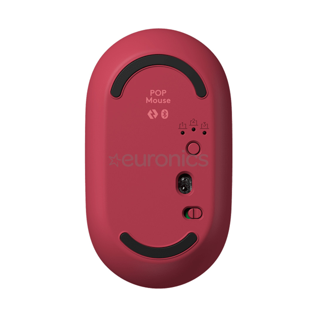 Logitech POP Mouse, Heartbreaker, розовый - Беспроводная оптическая мышь