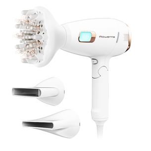 Rowenta Ultimate Experience Scalp Care, 2200 W, white - Hair dryer