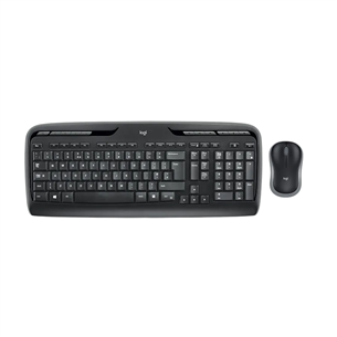 Logitech MK330, RUS, must - Juhtmevaba klaviatuur + hiir 920-003995