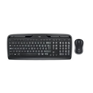 Logitech MK330, RUS, must - Juhtmevaba klaviatuur + hiir