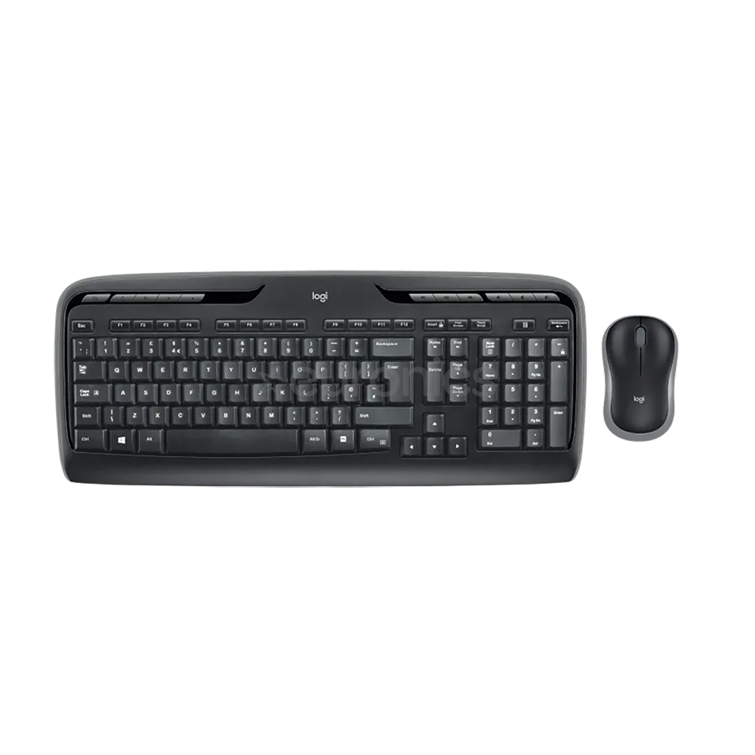 Logitech MK330, RUS, must - Juhtmevaba klaviatuur + hiir