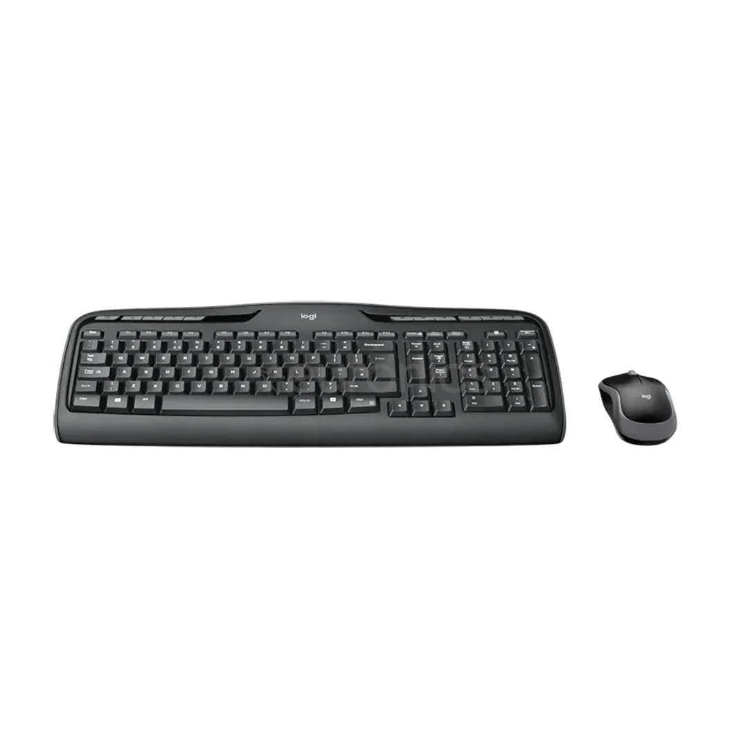 Logitech MK330, RUS, must - Juhtmevaba klaviatuur + hiir