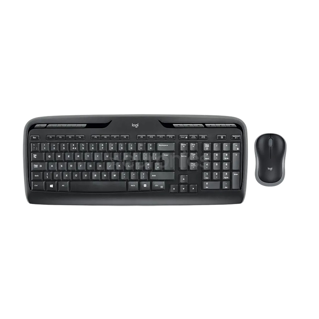 Logitech MK330, SWE, must - Juhtmevaba klaviatuur + hiir