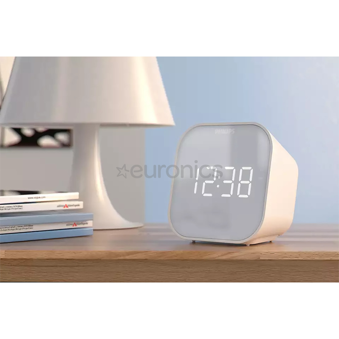 Philips TAR4406/12, FM, USB, белый - Радиочасы