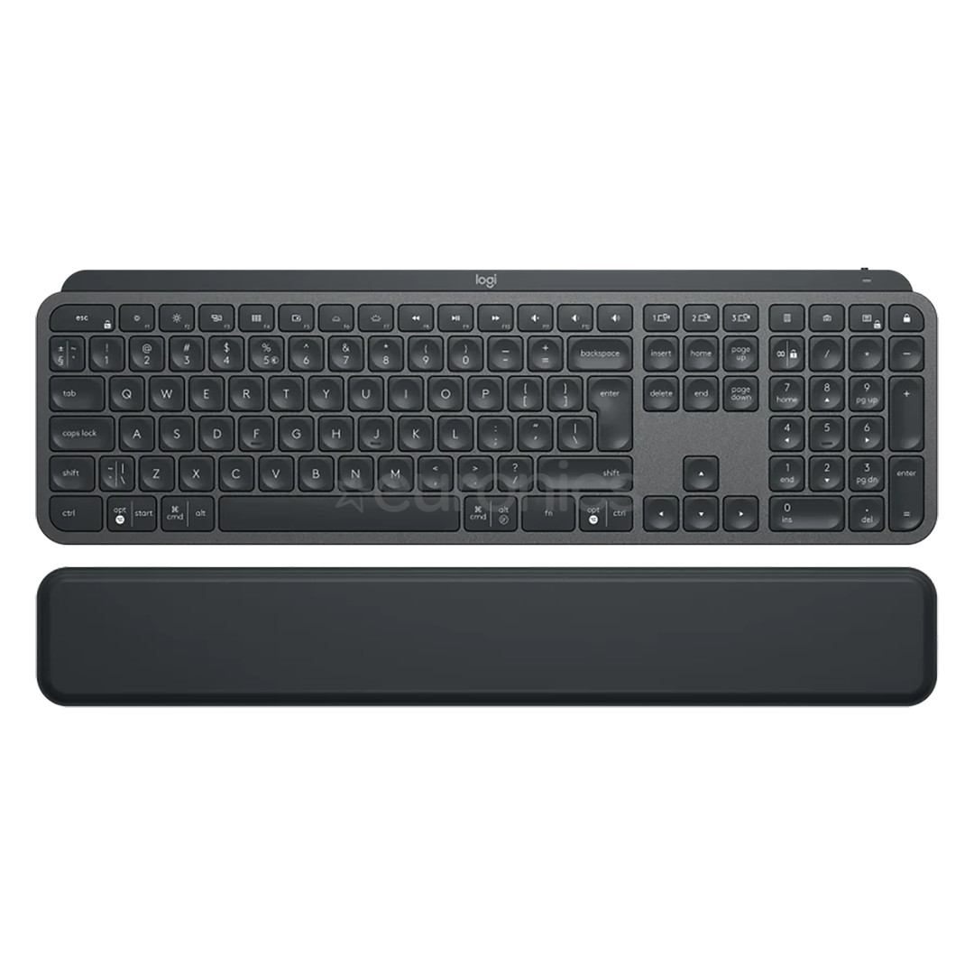 Logitech MX Keys Plus, US, серый - Беспроводная клавиатура