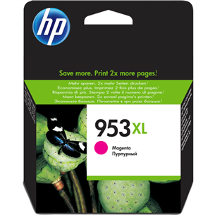 HP 953XL, magenta - Tindikassett F6U17AE#BGX