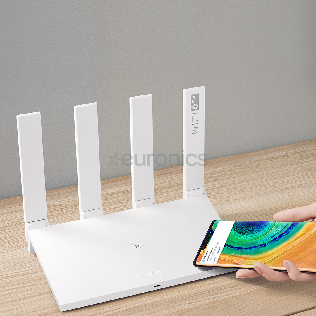 HUAWEI WiFi AX3, Quad-core, белый - WiFi-роутер