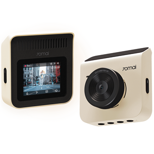 70mai Dash Cam A400, 1440P, WiFi, beige - Dash camera A400IVORY