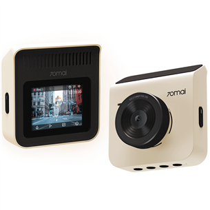 70mai Dash Cam A400, 1440P, WiFi, beež - Videoregistraator A400IVORY