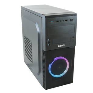 Ordi Samba Plus, i5, 16GB, 512GB, RX6600, W11H, must - Lauaarvuti