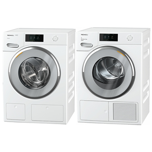 Miele, 9 кг + 9 кг - Стиральная машина + сушильная машина WWV980WPS+TWV780WP