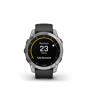 Garmin EPIX 2, slate / black silicone band - Sports watch